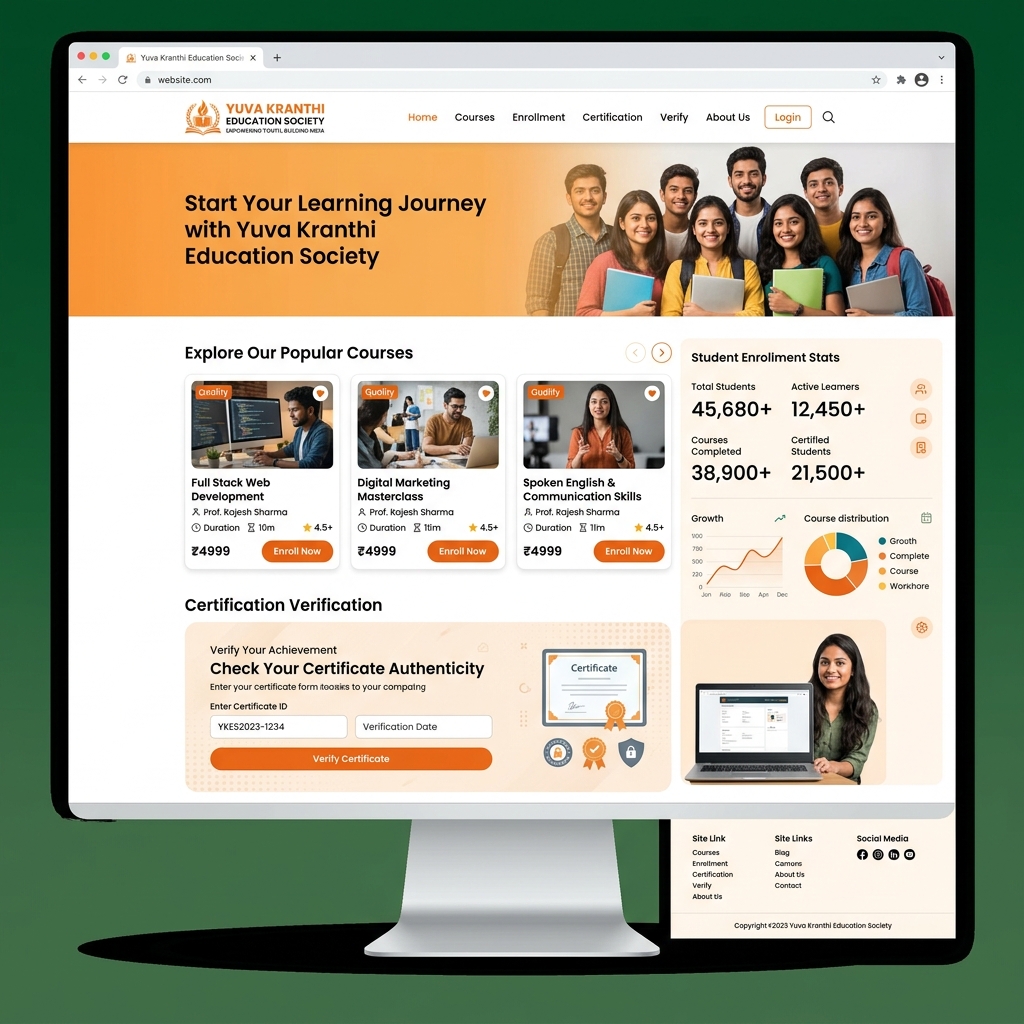 Yuva Kranthi Education Society website
